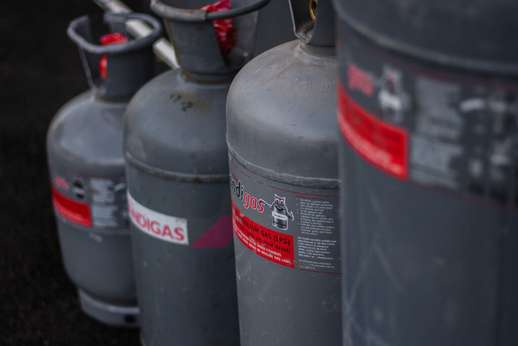 Multigas Gas bottles